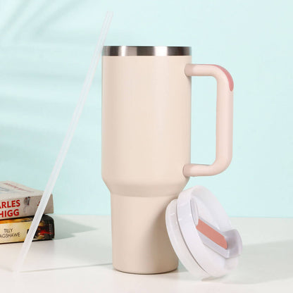Insulated Sipper Flask with Straw