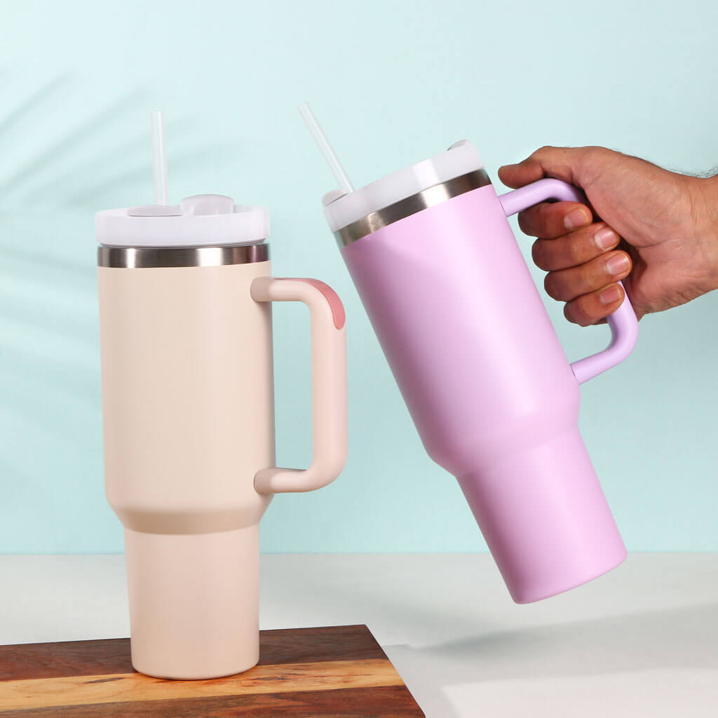 Insulated Sipper Flask with Straw