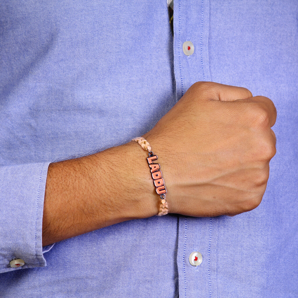 Laddu Metallic Rakhi