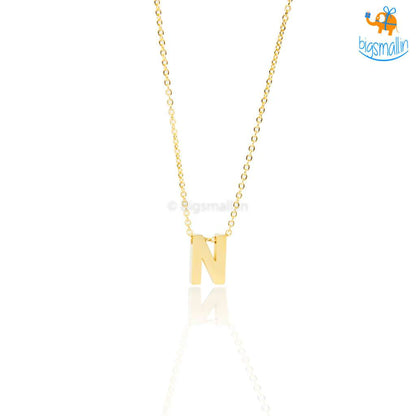 Initials Pendant With Chain