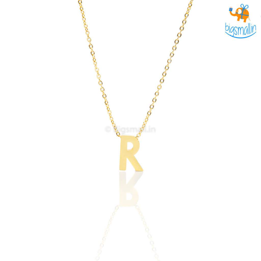 Initials Pendant With Chain