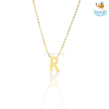 Initials Pendant With Chain