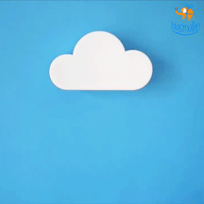 Cloud Magnetic Keychain Holder