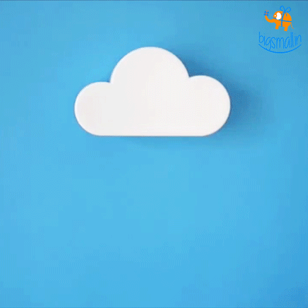 Cloud Magnetic Keychain Holder