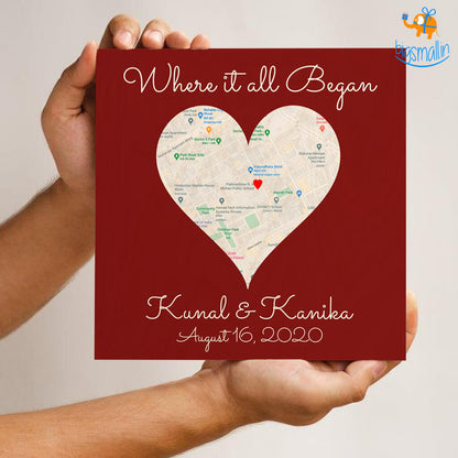 Personalized Wooden Frame - Where It All Began