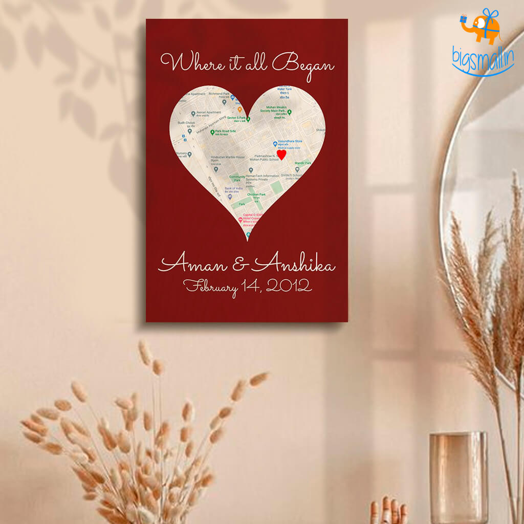 Personalized Wooden Frame - Where It All Began