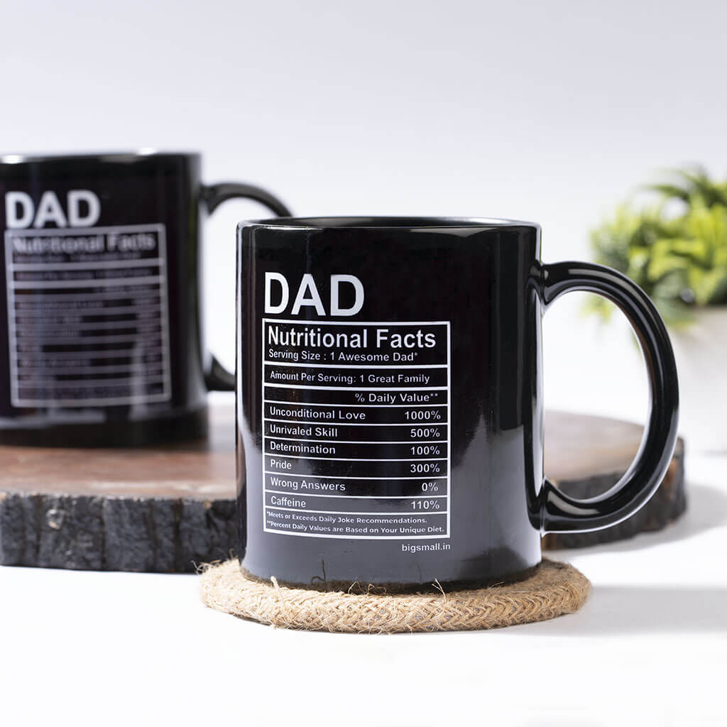 Dad Nutritional Facts Mug