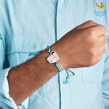 Salt Bae Metallic Rakhi