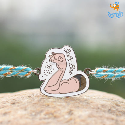 Salt Bae Metallic Rakhi