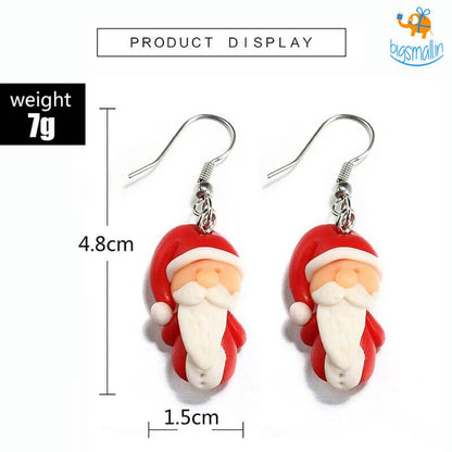 Santa Earrings