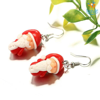 Santa Earrings