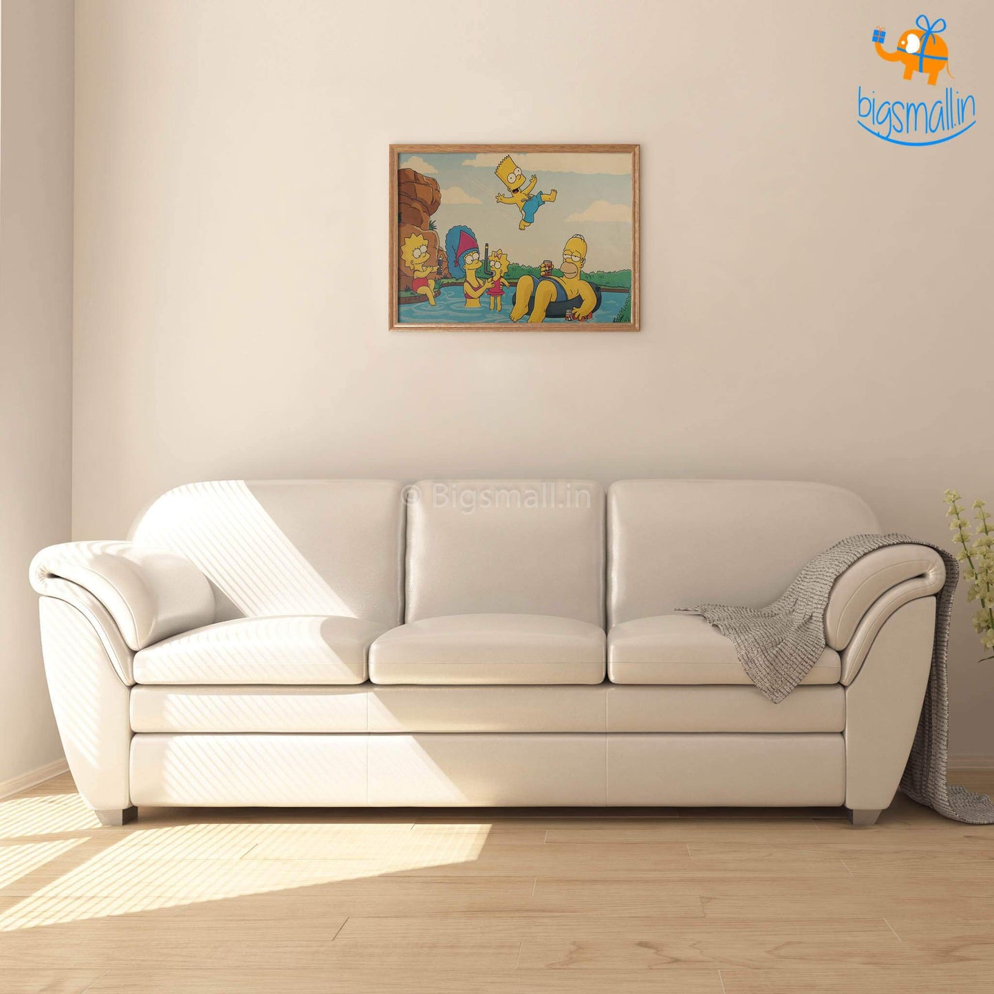 Simpsons Kraft Paper Poster