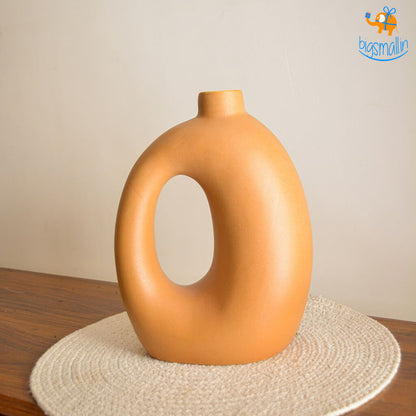 Tan Minimalist Vase
