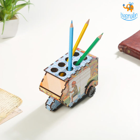 Pop Art Rickshaw Pen Stand