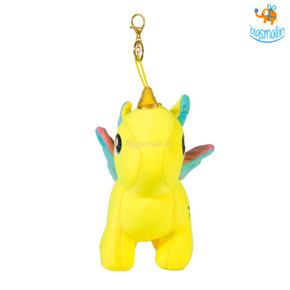 Unicorn Plush Toy with Clasp Holder