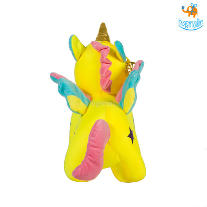 Unicorn Plush Toy with Clasp Holder
