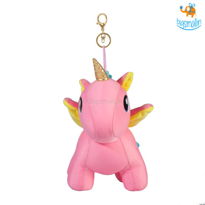 Unicorn Plush Toy with Clasp Holder