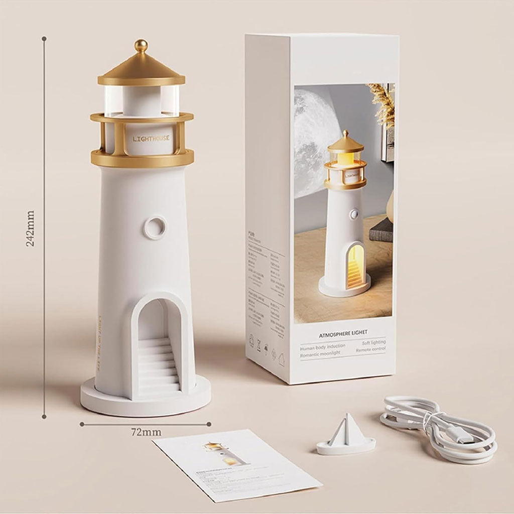 Lighthouse Lamp with Projector