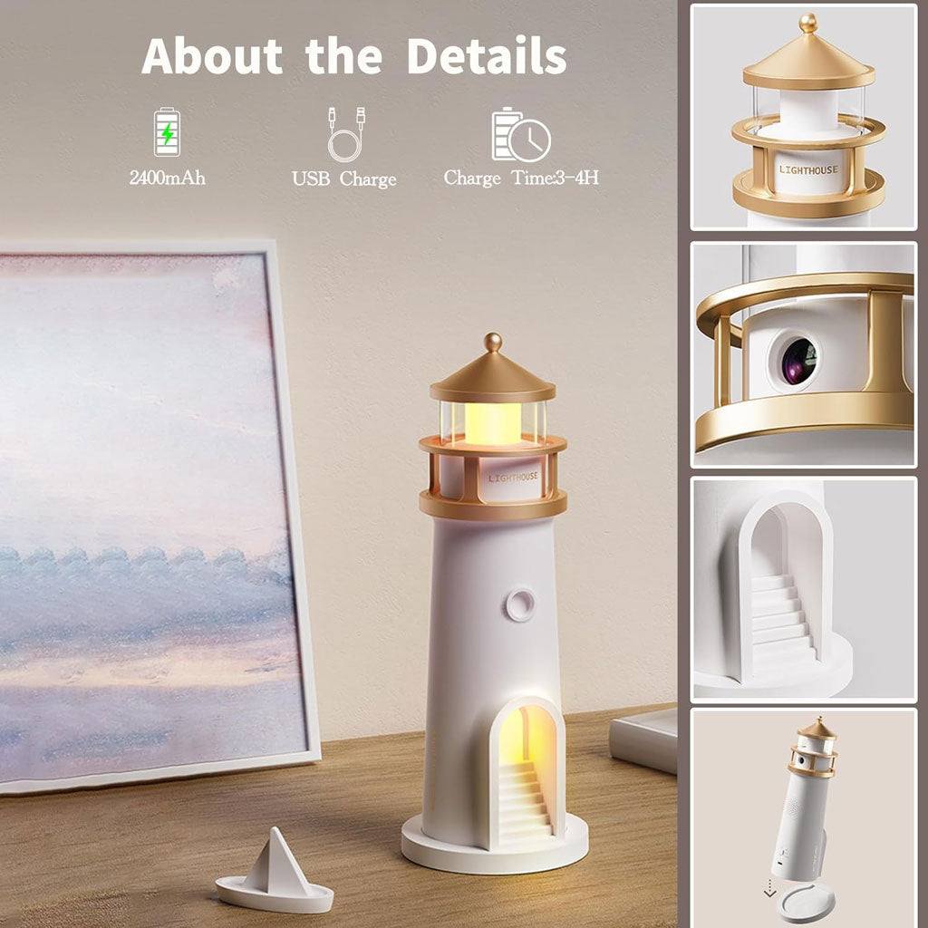 Lighthouse Lamp with Projector