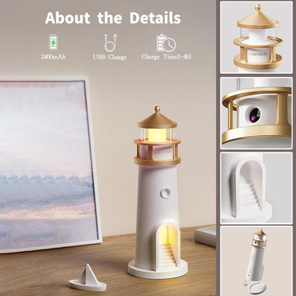 Lighthouse Lamp with Projector