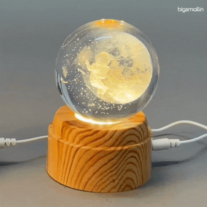 Spinning Astro Crystal Lamp